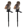 Solar Owl Garden Lamp Outdoor Decorative LED Light Waterproof Yard Decor