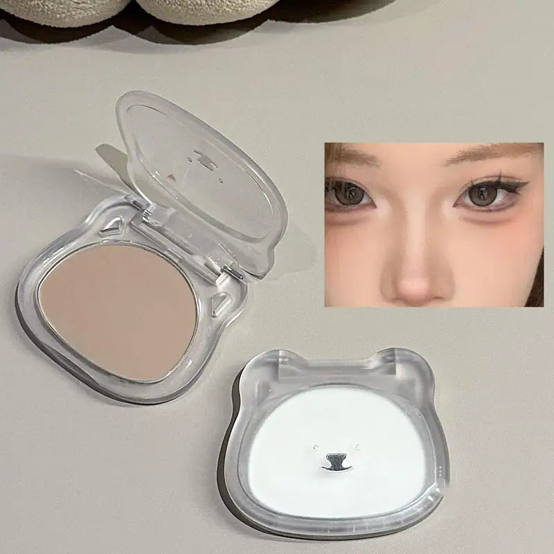 Matte Highlighter Powder for Face Contouring & Brightening - 3D Makeup Effect