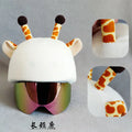 Winter Ski Helmet Cover - Washable Knitted Snowboard Helmet Decor for Men Women