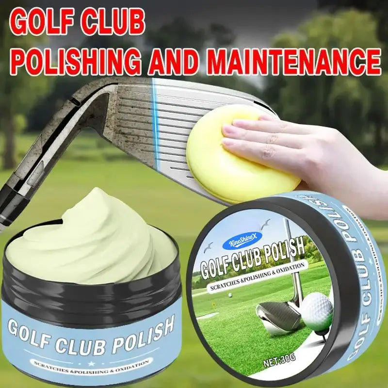 Golf Club Polishing Wax 30G Scratch & Oxidation Remover with Sponge - Professional Grade