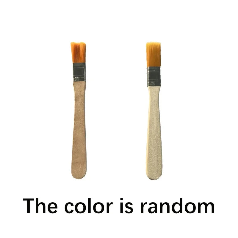 Nylon Art Paint Brush Set with Short Wooden Handles - Watercolor & Craft Tools, 24 or 48 Pieces