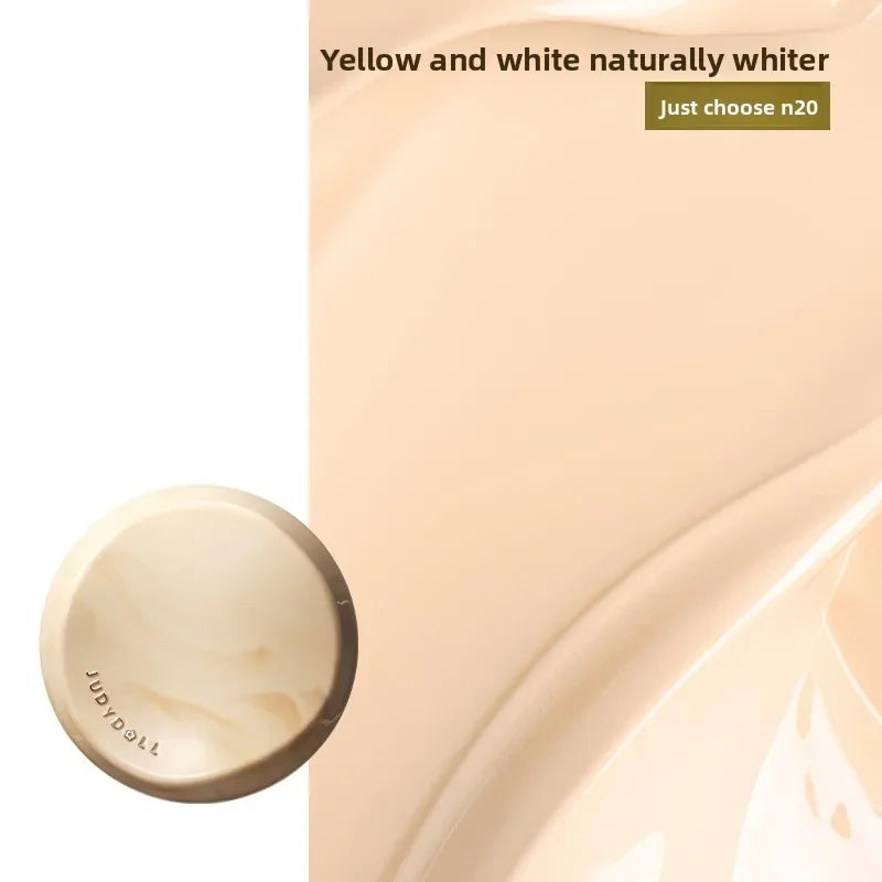Long-lasting Liquid Foundation with Air Cushion - Oil-Control & Brightening Makeup