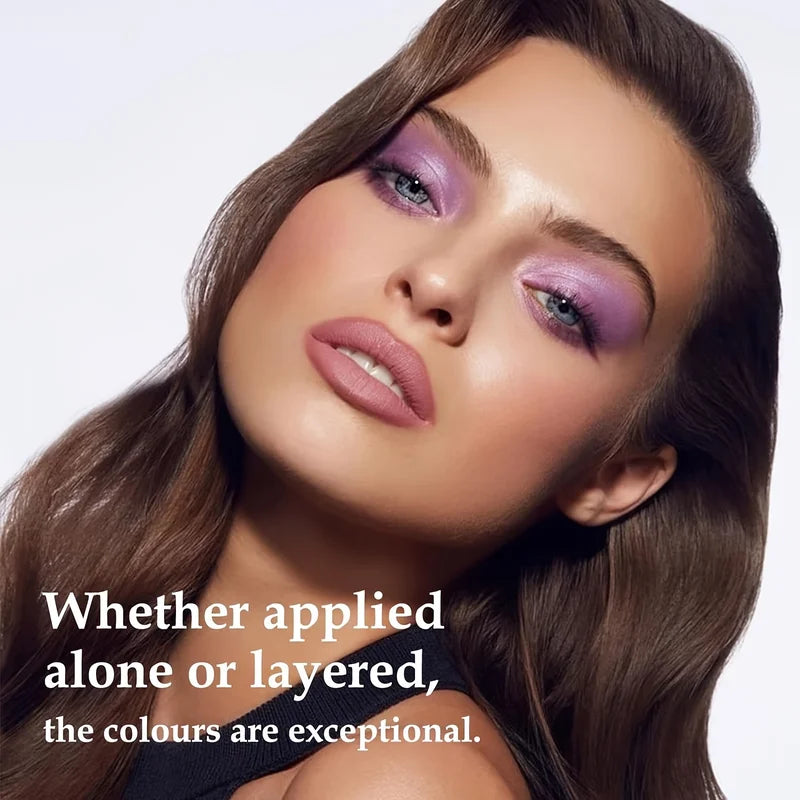 8-Piece Metallic Eyeshadow Stick Set Waterproof Long-Lasting Eye Makeup