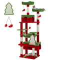 Large Multi-Level Cat Tree Tower with Sisal Scratching Posts, Spacious Condos and Perches