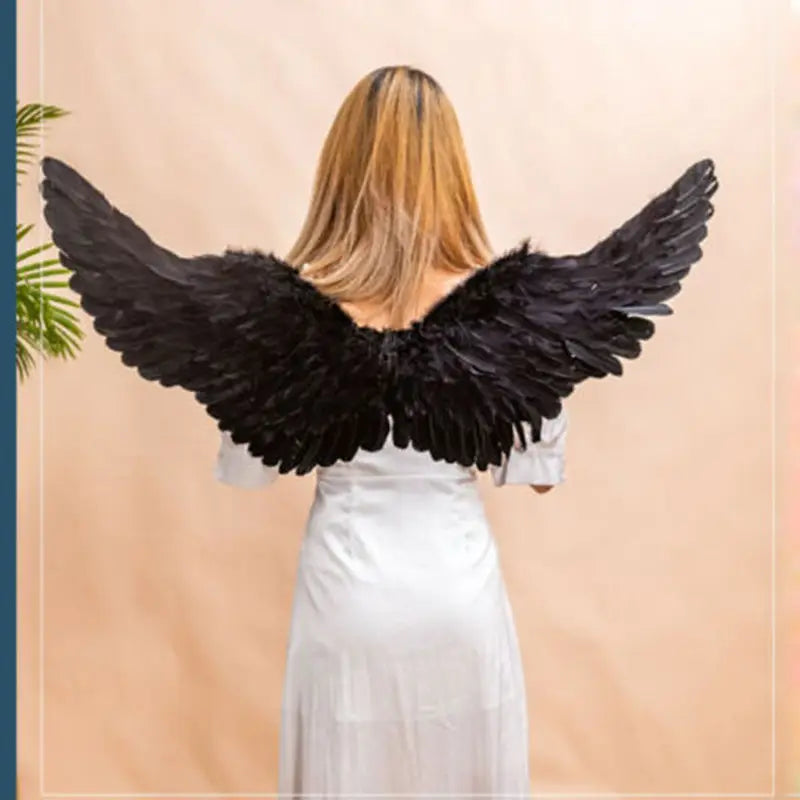 Angel Feather Wings Holiday Party Decorations for Costume & Scene Setting