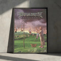Music Band Canvas Wall Art Decor - Megadeth Calligraphy Poster for Home & Office