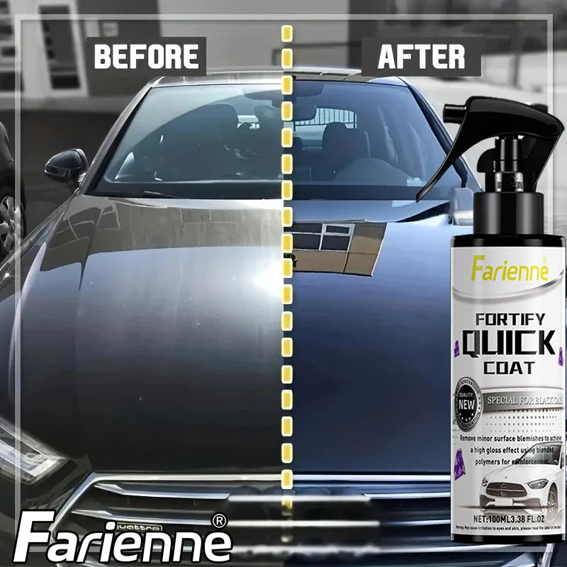 3-in-1 Ceramic Coating Spray 100ML Hydrophobic Paint & Glass Protection