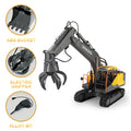 RC Excavator 1:16 Scale 3-in-1 Remote Control Crawler Truck with Alloy Body