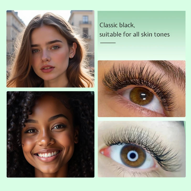 3D Lash Extensions - Small Spacing W Shape False Eyelash Fans for Natural Volume