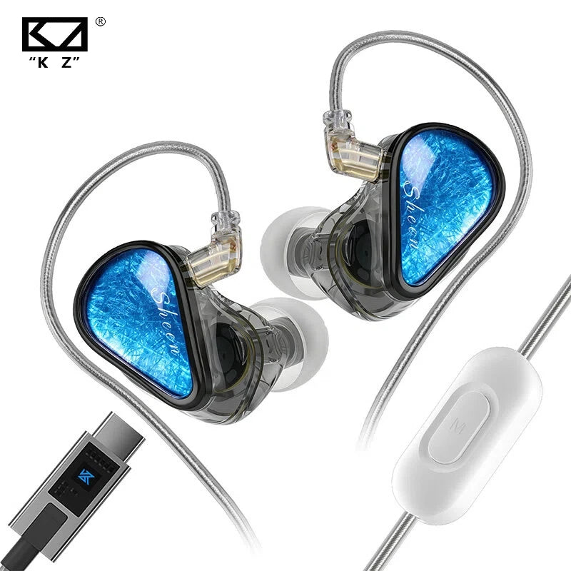 In-Ear Gaming Earphones with Dual Dynamic Drivers, Noise Cancellation & DSP Chip