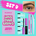 2-in-1 Eyebrow Shaping Pencil & Razor Set with Dual-Ended Dye Pen - Multiple Colors