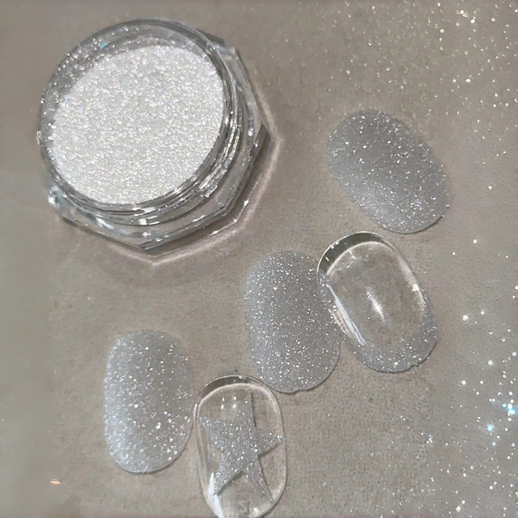 Diamond Nail Powder Glitter Set for DIY Nail Art - Multiple Colors
