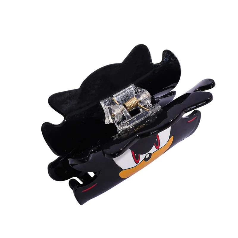 Anime Black Hedgehog Hair Clip Claw Hair Accessory for Girls