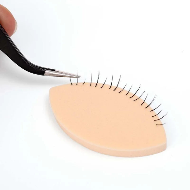 10-50pcs Reusable False Eyelash Extension Sponge Pads - Beginner Makeup Supplies