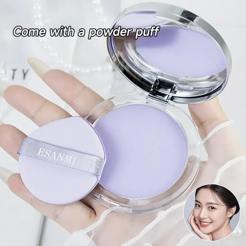 Long Lasting Lavender Setting Powder with Natural Extract for Oil Control & Matte Finish