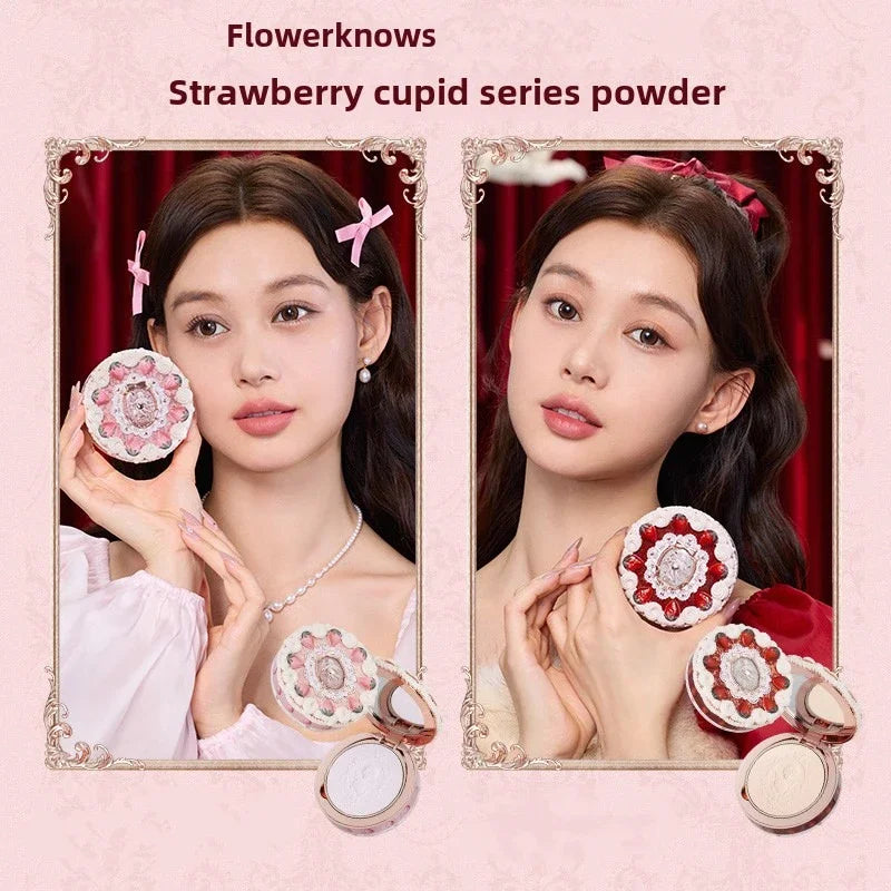 Full Makeup Set with Palette Lipstick Blush and Accessories - Gift Box Collection