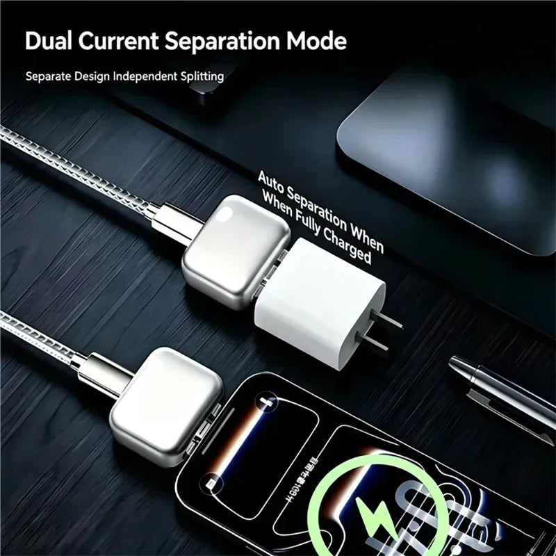 Fast Charging Power Adapter with Auto-Disconnect for Type-C Devices