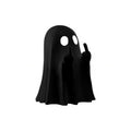 Cute Ghost Middle Finger Halloween Decor - Small Quirky Table Centerpiece