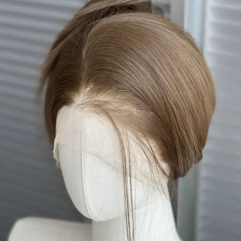 Long Straight Lace Front Wig for Women - 26 Inch Synthetic Natural Look