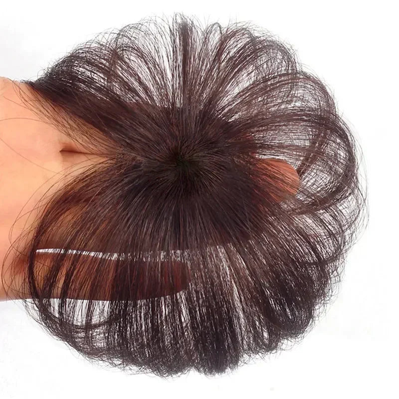 Lightweight Human Hair Topper with Clips for Volume & Thickness - 15cm & 20cm
