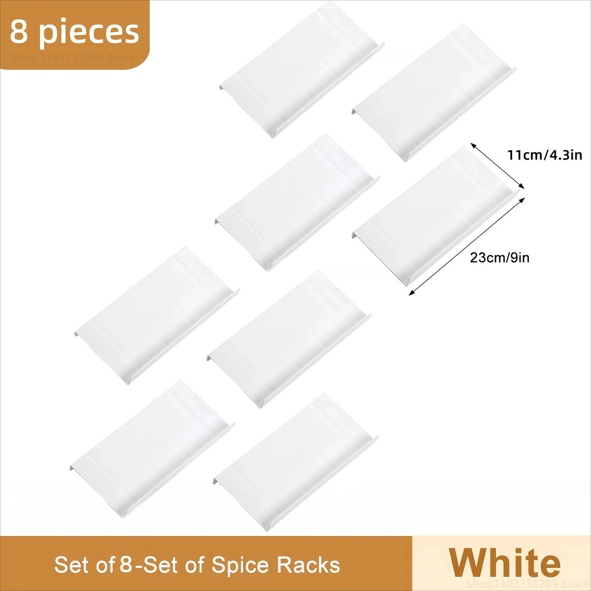 Adjustable 4-Layer Kitchen Spice Drawer Organizer for Jars and Bottles