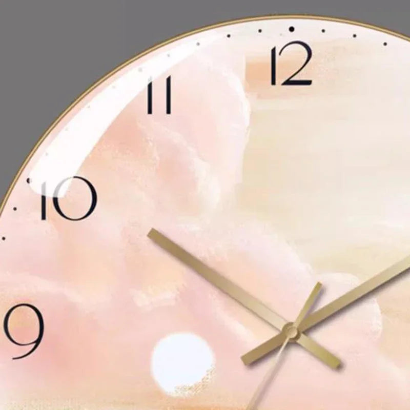 Modern Art Wall Clock - Nordic Luxury Silent Home Decor for Living Room