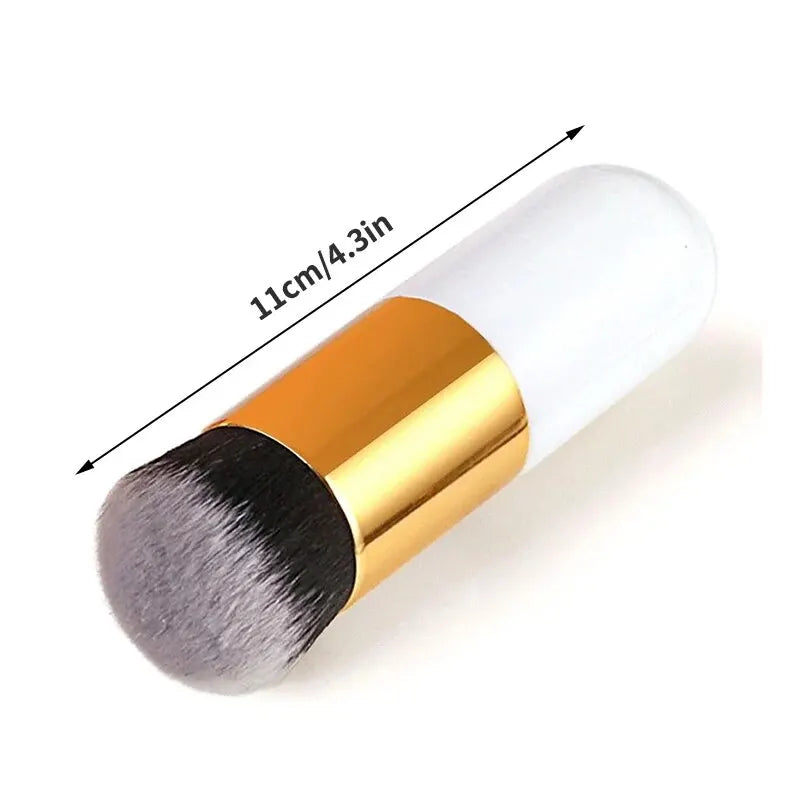 Large & Small Makeup Foundation Brush Set - for BB Cream & Mushroom Powder