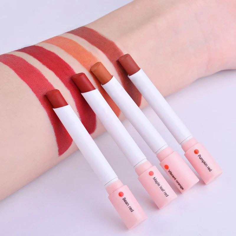 4 Colors Lipstick Set - Long Lasting Waterproof Lip Gloss & Lip Tint Kit