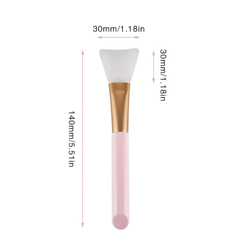 Silicone Face Mask Brush Makeup Applicator Tool - Soft Tip, Reusable