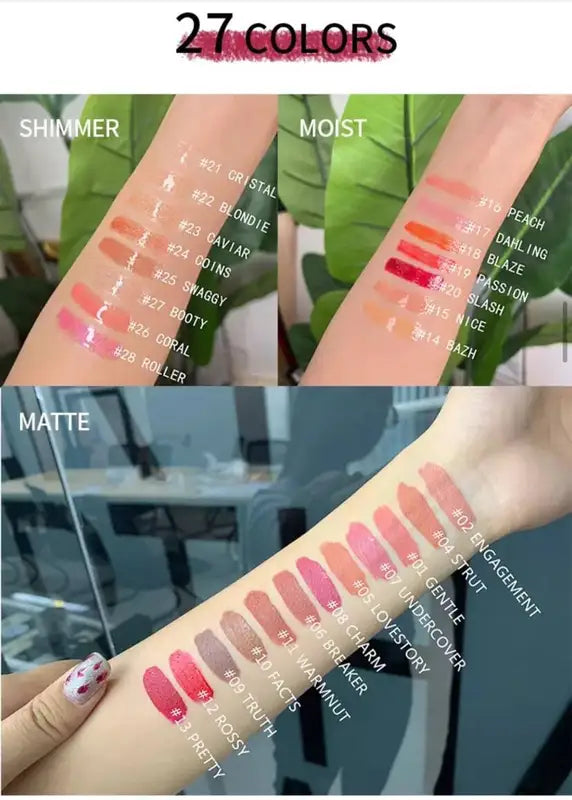 Private Label Lip Gloss Set - Custom Logo, High Pigment, Nourishing, Long-Lasting Matte & Shimmer Lip Makeup Wholesale