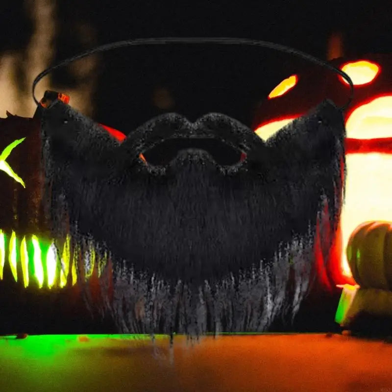 Halloween Fake Beard Set - Funny Disguise Costume Accessories for Parties