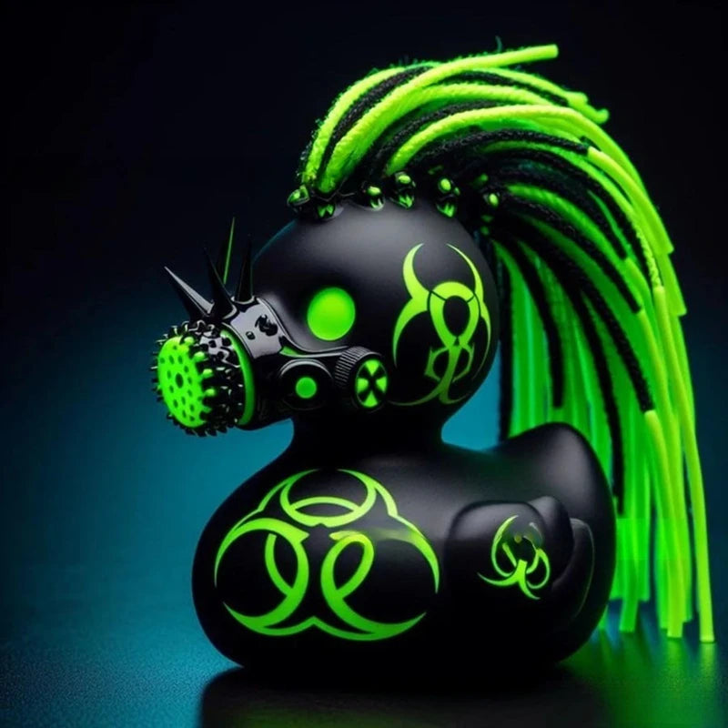 Halloween Demon Duck Resin Ornament Small Decor for Party & Home