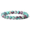 Natural Stone Beaded Bracelet for Men & Women - Handmade Yoga Energy Jewelry