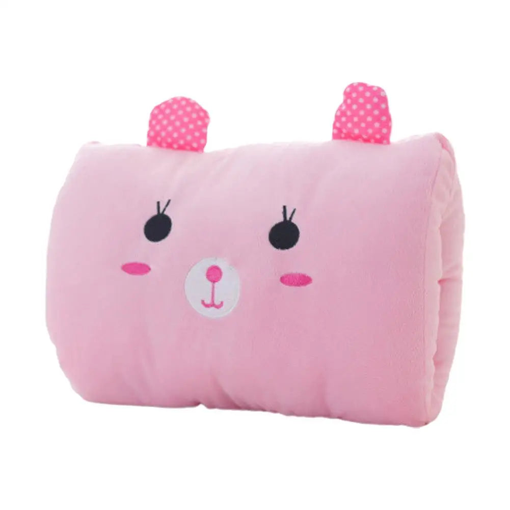 Kids Plush Hand Warmer Pillow - Cute Cartoon Nap Cushion for Children, Winter Gift