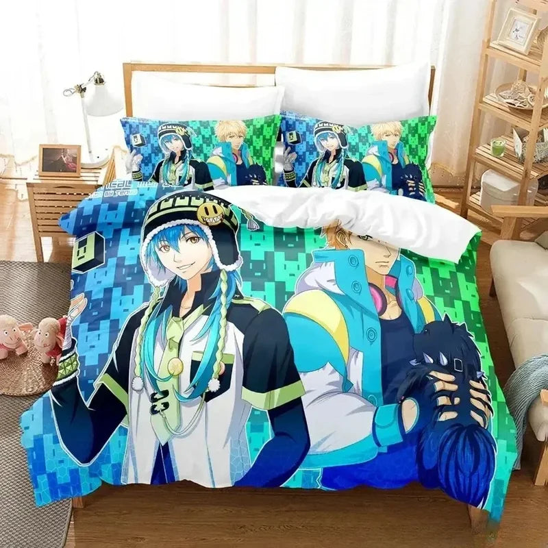 Anime Bedding Set Cartoon Duvet Cover Set 3D Print Kids Adults Bedroom Decor