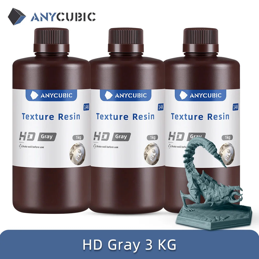 ANYCUBIC Texture Resin 14K High-Precision UV Photopolymer for 3D Printing