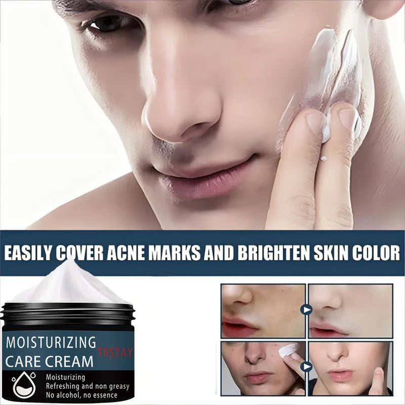 Men's Oil Control Face Cream with Anti-Wrinkle & Brightening Benefits