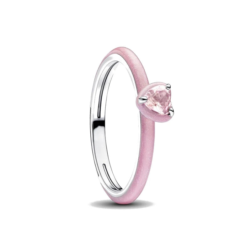 Luxury Sterling Silver Love Arrow Star Wedding Ring Set for Women