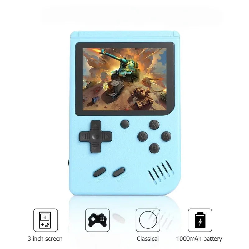 Portable Retro Handheld Game Console 8-Bit Video Player with Color LCD Screen