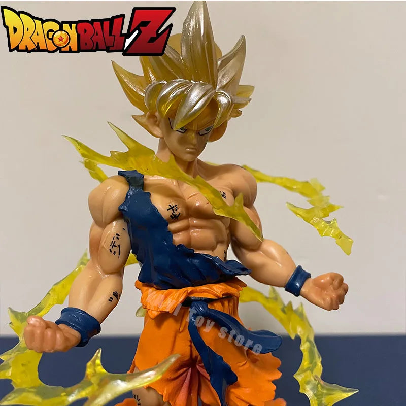 Dragon Ball Son Goku Super Saiyan Anime Action Figure 16cm Collectible Model Gift for Kids