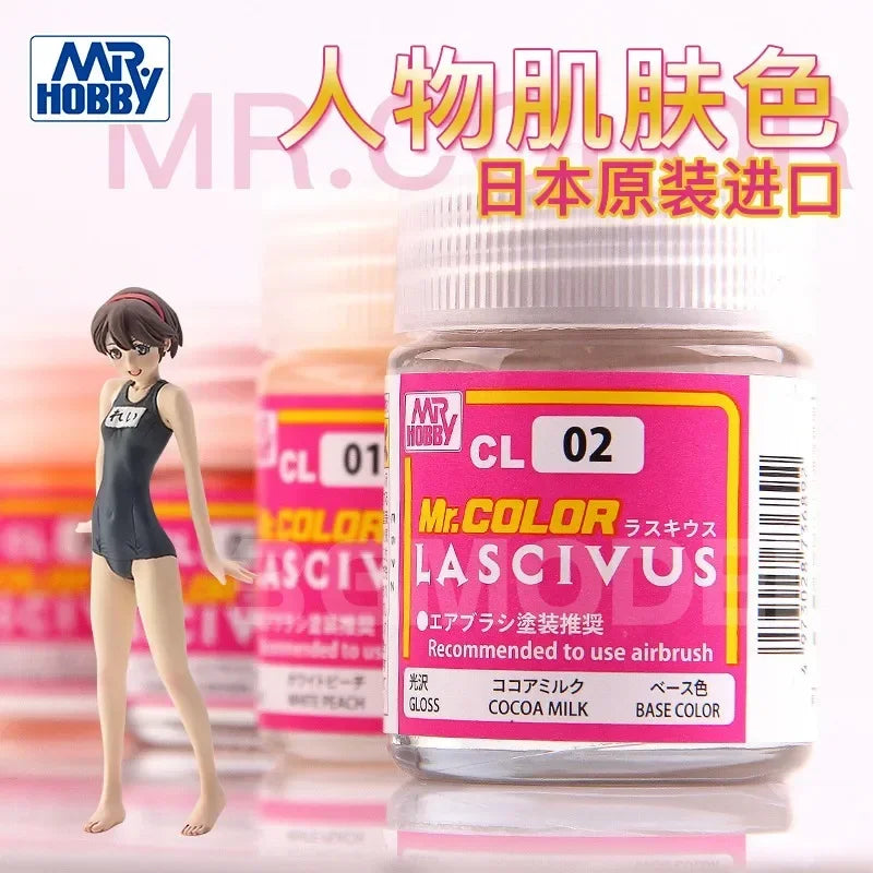 Anime & Game Character Paint Set - Skin Base Colors & Matt Coating, 10ml/18ml