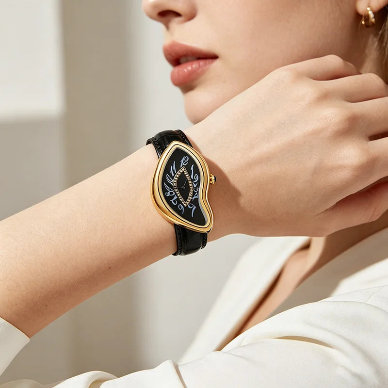 Unisex Quartz Watch with Analog Calendar - Elegant Business Fashion Wristwatch for Men & Women