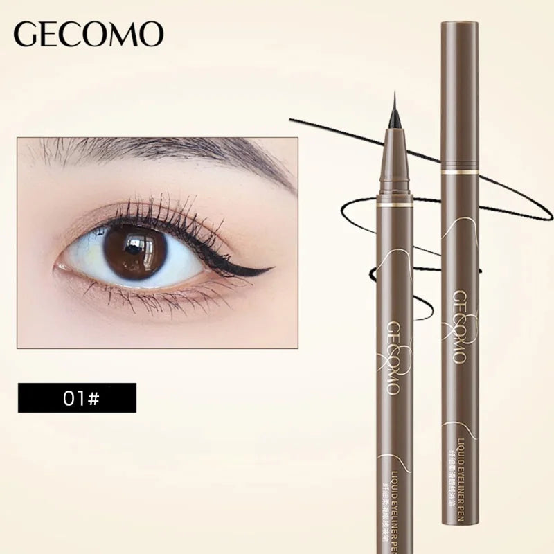 Waterproof Liquid Eyeliner Pen - Ultra-Thin, Long Lasting, Quick Dry, No Smudging
