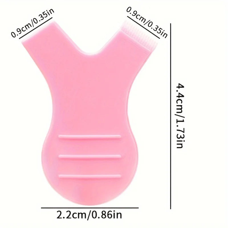 Y-Shaped Eyelash Lift & Extension Tool Kit - Reusable Comb & Perm Brush