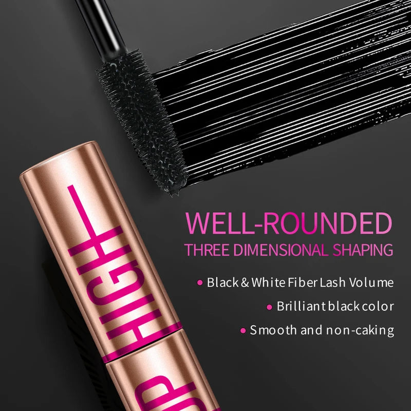 Waterproof Curling Mascara for Natural Eye Makeup - Thick & Thin Formulas