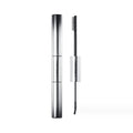 Waterproof Volumizing Curling Mascara with Fiber Brush - Clump-Free 2-in-1 Eyelash Enhancer