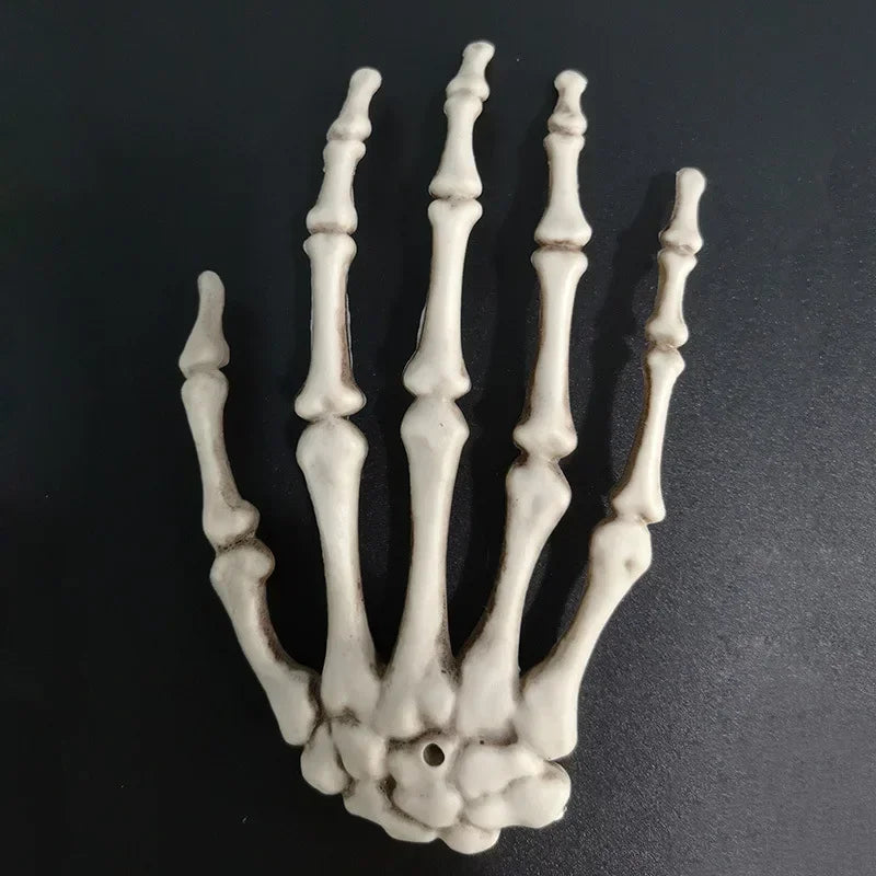 Realistic Skeleton Hand Props for Halloween Decorations - Life Size Plastic Bones