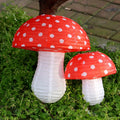 Large Mushroom Shaped Paper Lanterns for Baby Shower Wedding Birthday Party Decor - Multiple Sizes