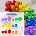 Colorful Rainbow Balloon Garland Arch Kit for Wedding Birthday Kid Baby Shower