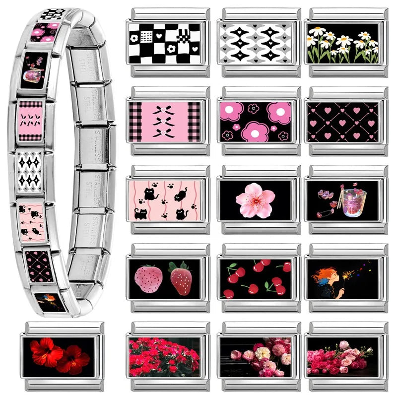 Women's Jewelry Charms Beads Links for DIY Bracelets - Multiple Colors